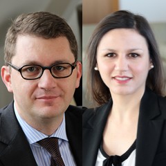 Etienne Amblard, Counsel et Lila Zarfaoui-Duval, collaboratrice chez Gide